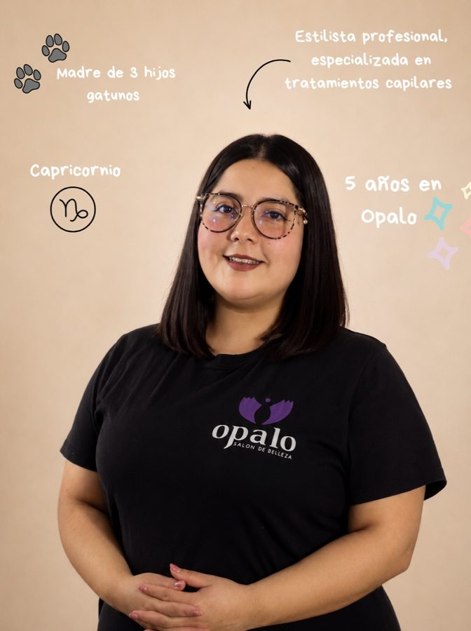 Milenca, del equipo de Salón de Belleza Ópalo