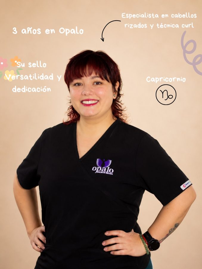 Soledad Álvarez, estilista integral de Salón de Belleza Ópalo